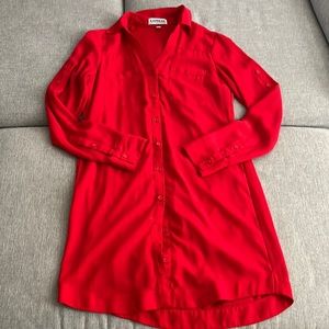 Express shirt dress